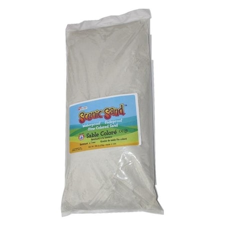 Scenic Sand 4553 Activa 5 Lbs Bag Of Colored Sand; White